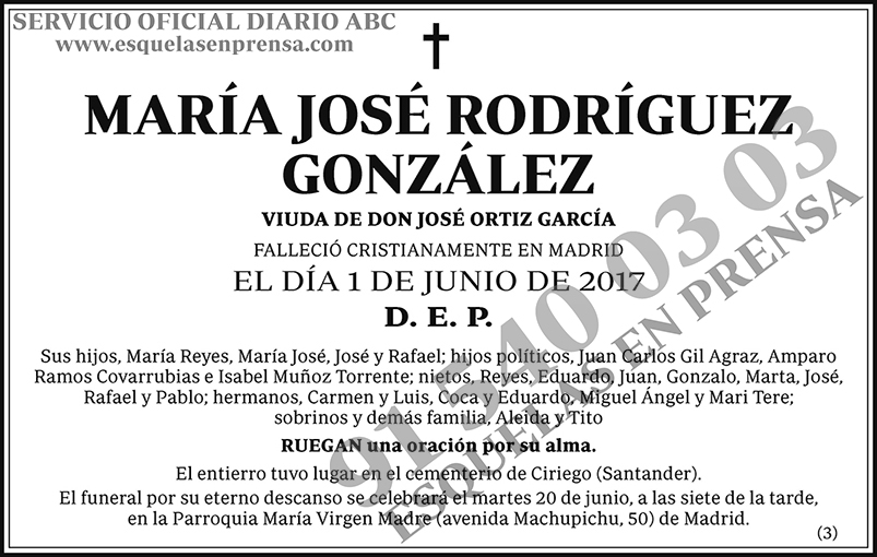María José Rodríguez González
